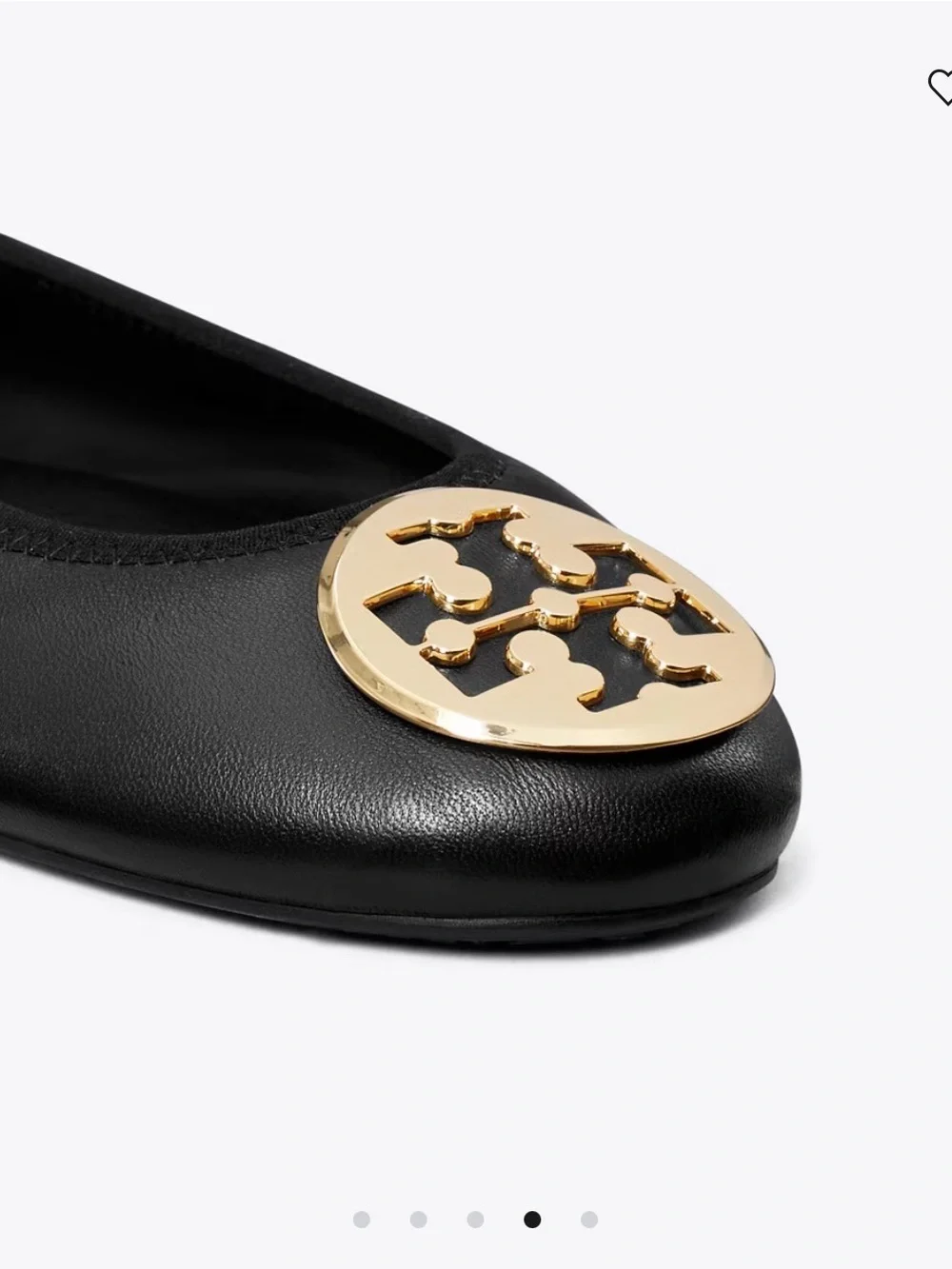 Tory Burch Black REVA TRAVEL BALLET